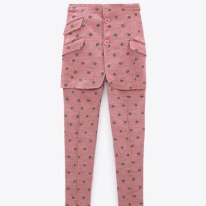 NEVER WORN Zara Special Edition CFDA/Vogue Embroidered Pants